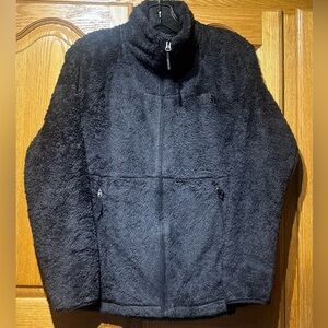 The North Face Women's Deep Dark Blue Full-Zip Fleece Sweater Medium EUC